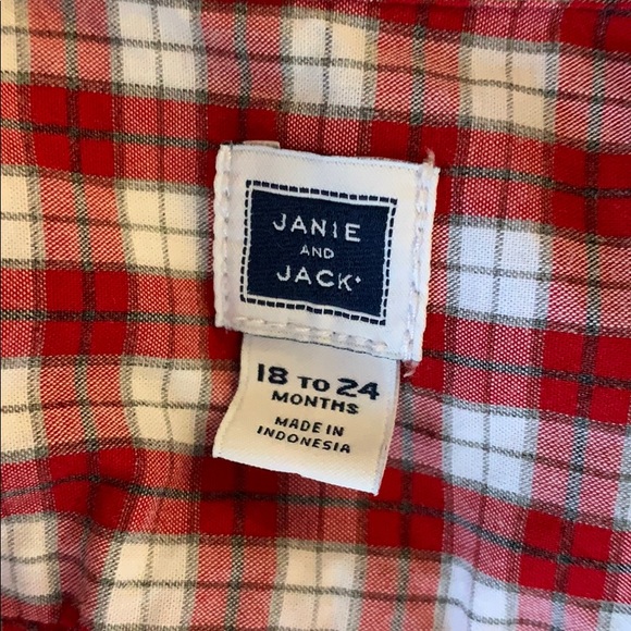 Janie and Jack button up shirt - Picture 2 of 2